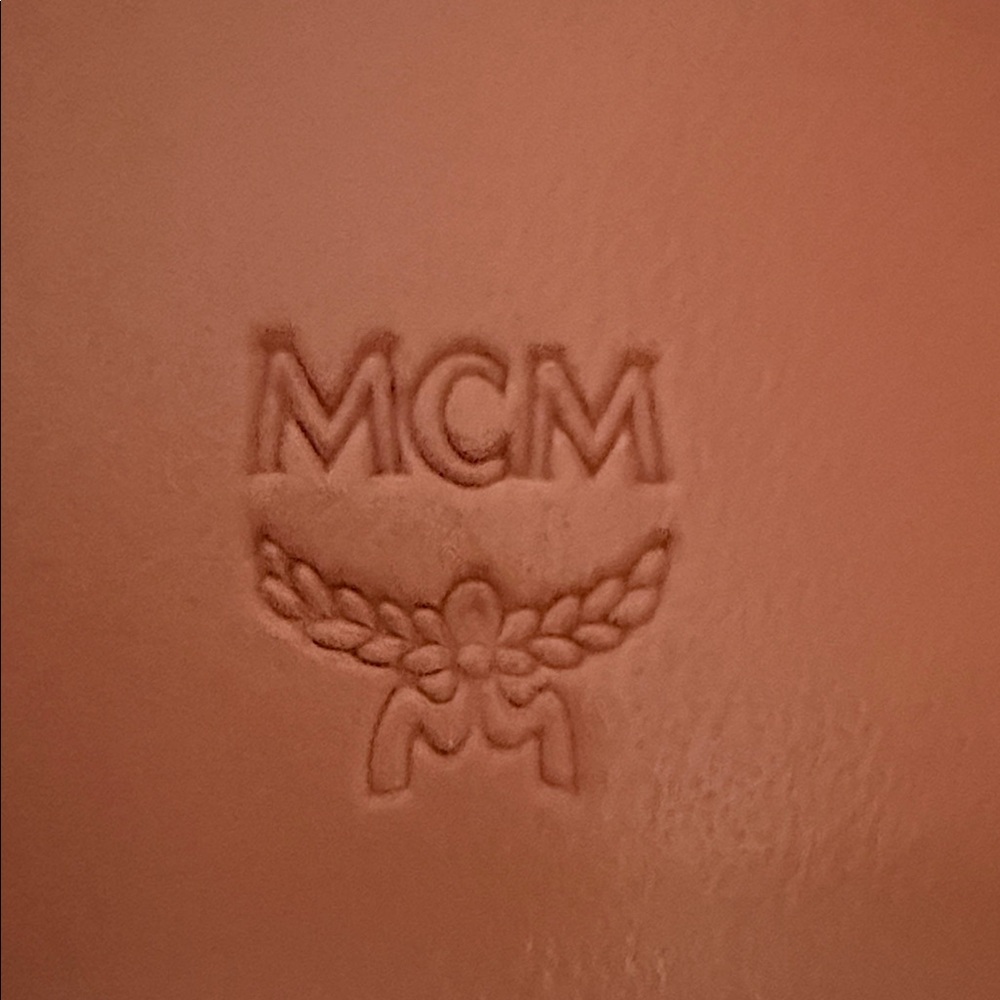 MCM Printed Compact Wallet with Rabbit Appliqué - Picture 2 of 9